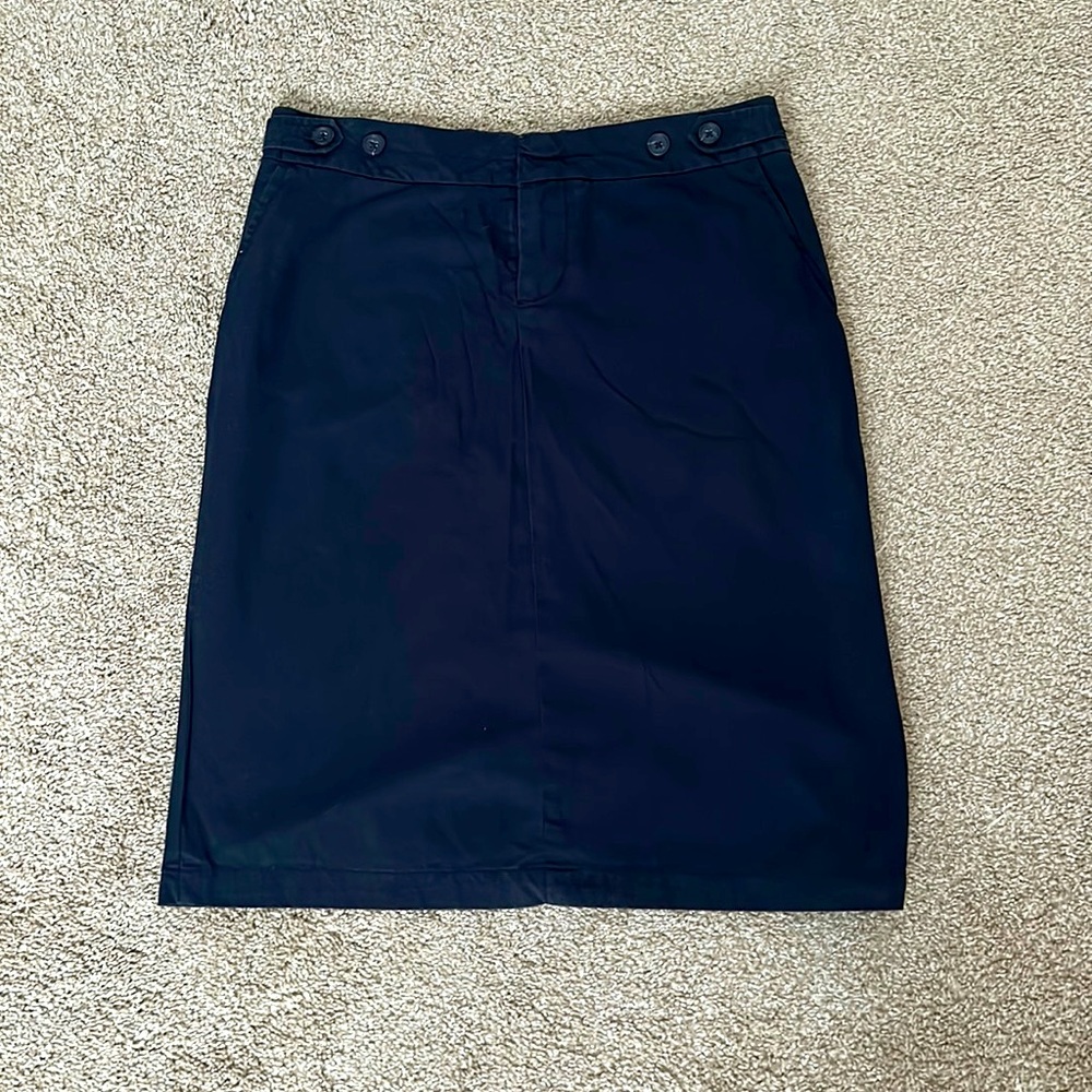 Banana Republic navy skirt